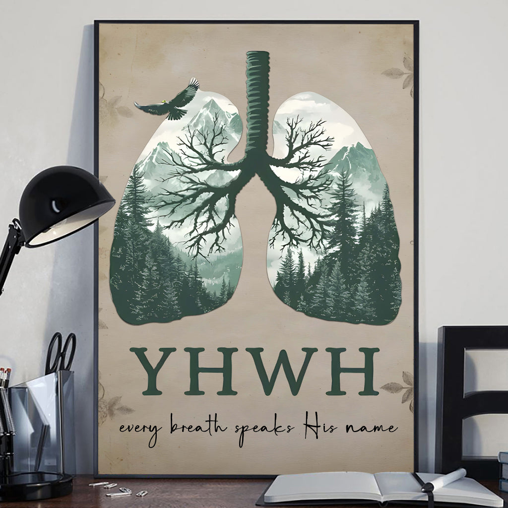 YHWH Speaks His Name - Christian Canvas And Poster