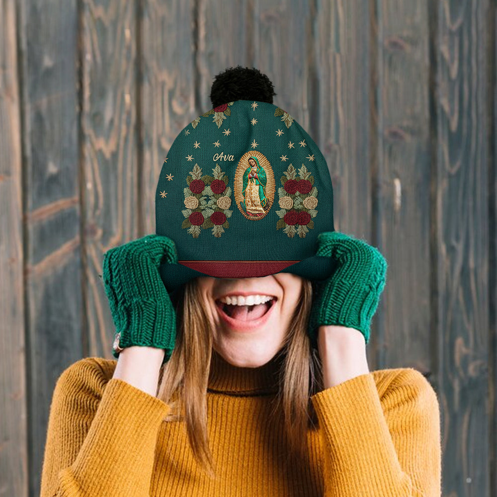 Our Lady Of Guadalupe - Personalized Christian Beanie Hat
