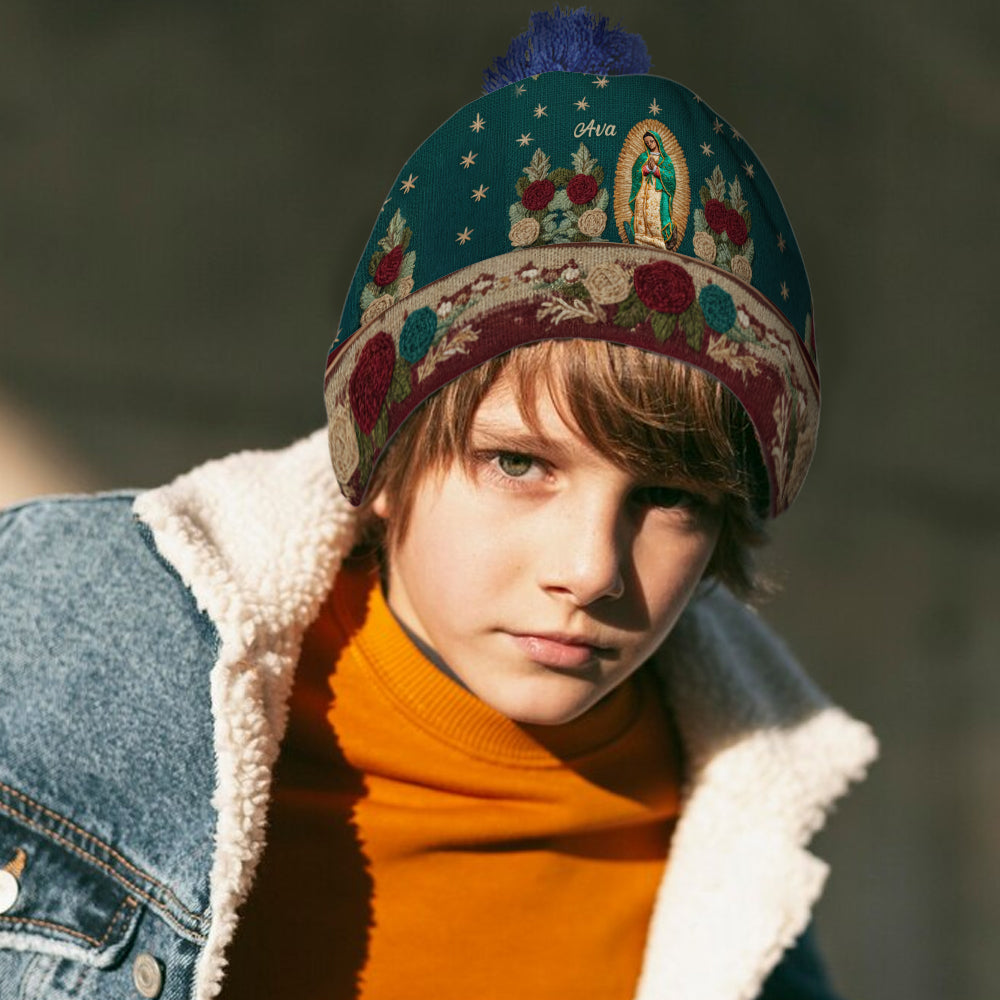 Our Lady Of Guadalupe - Personalized Christian Beanie Hat