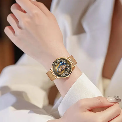 Hail Mary - Personalized Christian Women Hand Watch