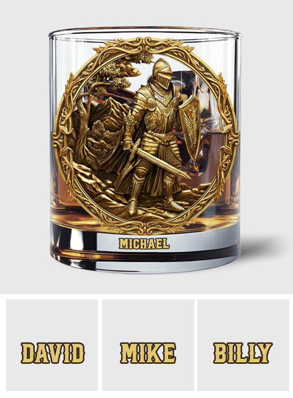 Knight - Personalized Christian Whiskey Glass