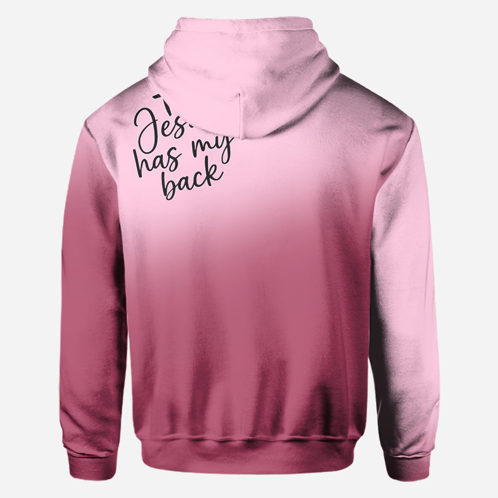 Jesus Has My Back - Personalized Christian All Over Shirt