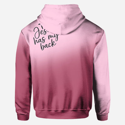 Jesus Has My Back - Personalized Christian All Over Shirt