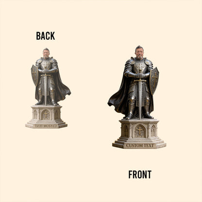 Knight Of God - Personalized Christian Custom Shaped Acrylic Plaque