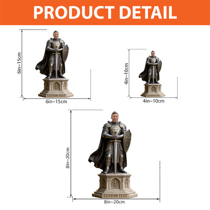 Knight Of God - Personalized Christian Custom Shaped Acrylic Plaque