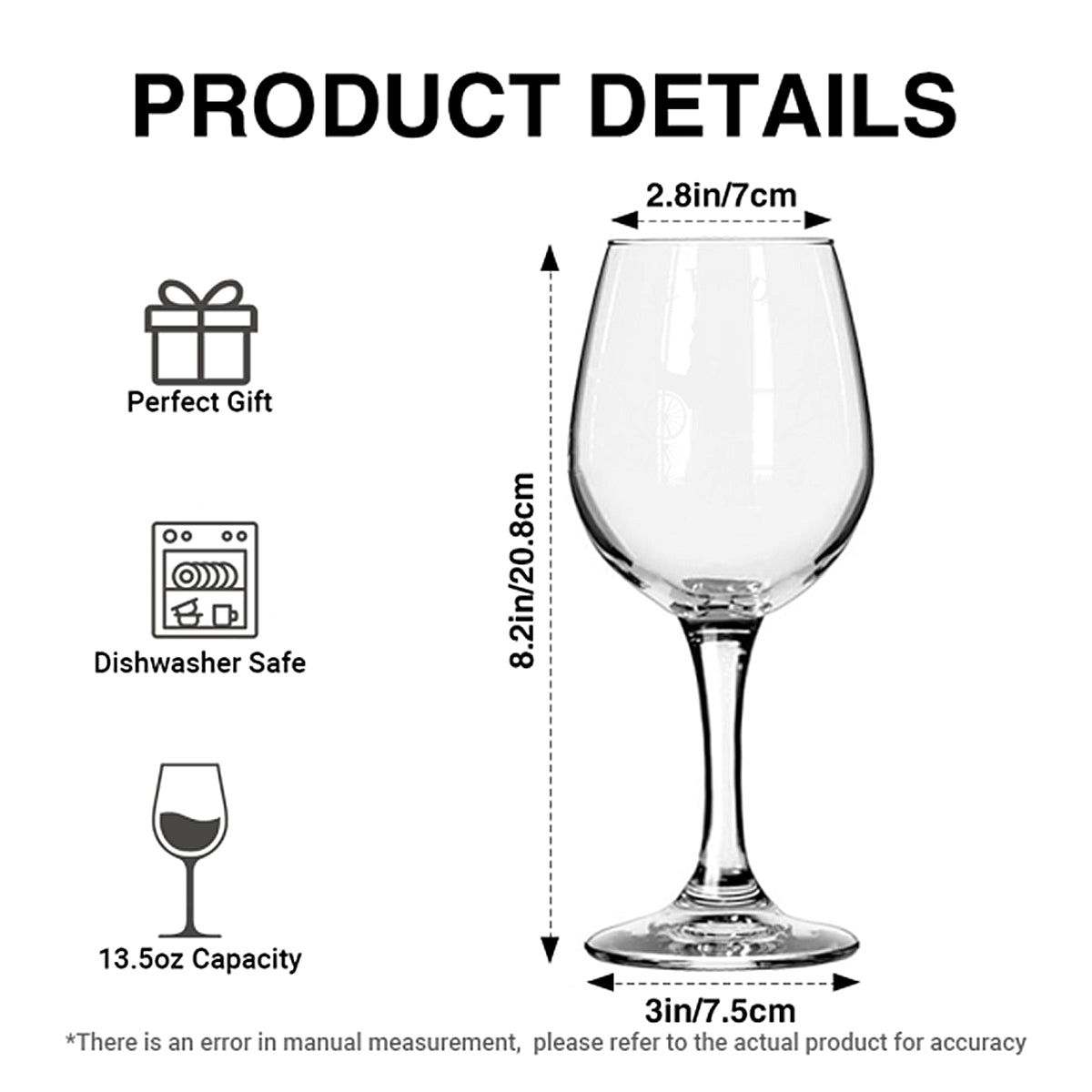 Jesus Christmas Merry And Bright - Personalized Christian Wine Glass With Long Stem