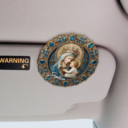 Full Of Grace - Personalized Christian Shaped Car Visor Clip