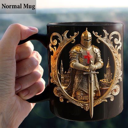 Knight Of God - Personalized Christian Mug