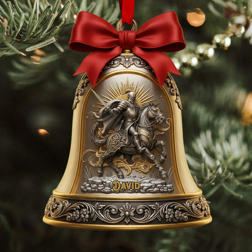 Sacred Holiday Holy Family Nativity Glass Ornament - Personalized Christian Ornament