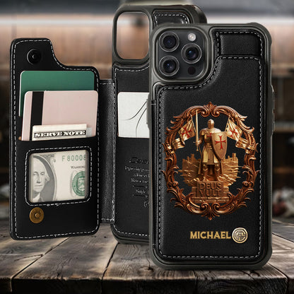 Deus vult - Personalized Christian Wallet Phone Case