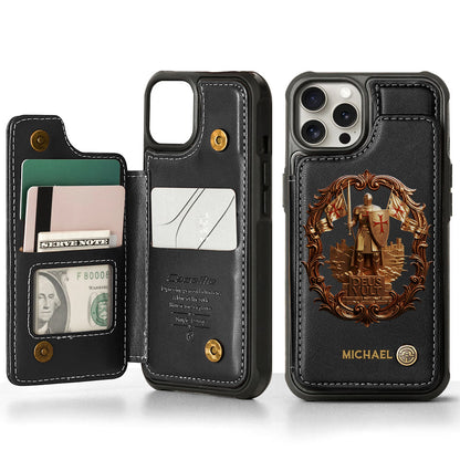 Deus vult - Personalized Christian Wallet Phone Case