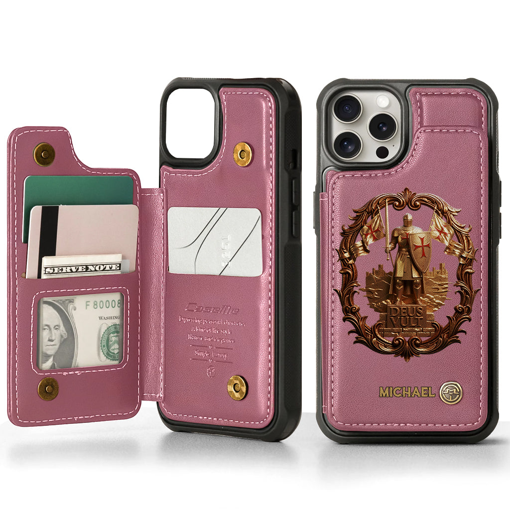 Deus vult - Personalized Christian Wallet Phone Case