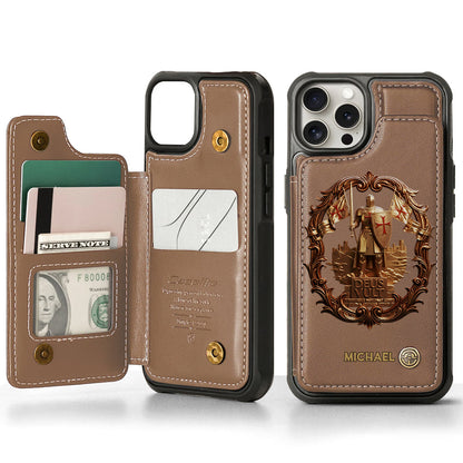 Deus vult - Personalized Christian Wallet Phone Case