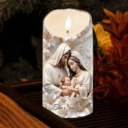 Believe - Personalized Christian Flameless Candle