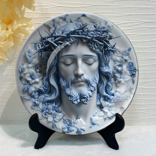 God Is Good All The Time - Christian Ceramic Round Plate