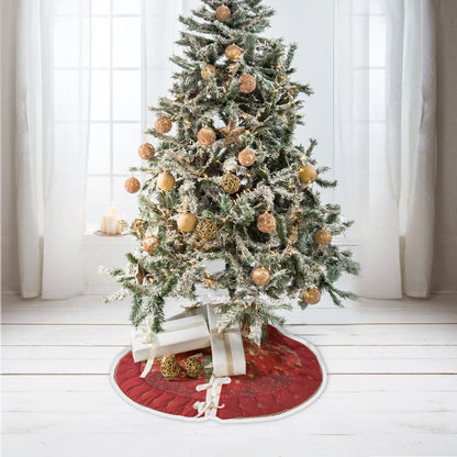 Jesus Is The Reason For The Season - Personalized Christian Tree Skirt - Personalized Christian Tree Skirt