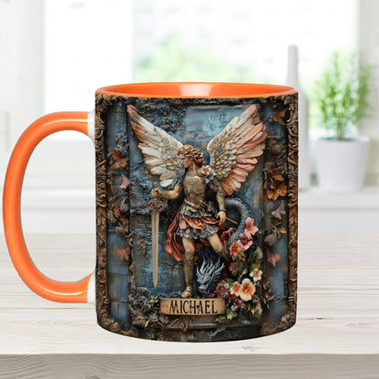 Archangel Michael - Personalized Christian Accent Mug