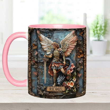 Archangel Michael - Personalized Christian Accent Mug