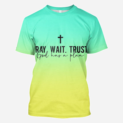 God Has A Plan - Personalized Christian All Over Shirt