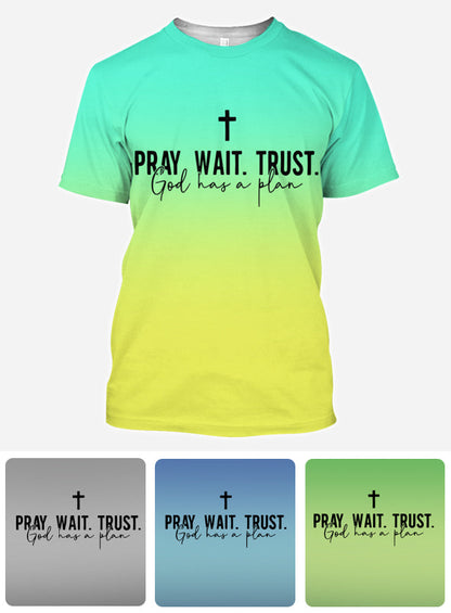 God Has A Plan - Personalized Christian All Over Shirt