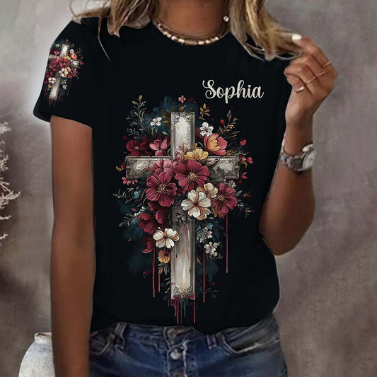 Flag Faith - Personalized Christian All Over Shirt