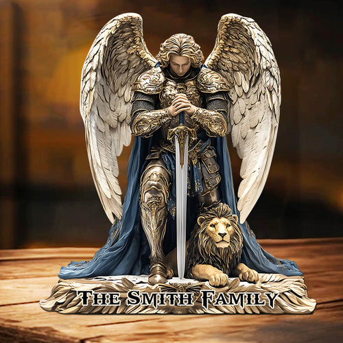 Guardian of Light - Personalized Christian Custom Shaped Acrylic Plaque