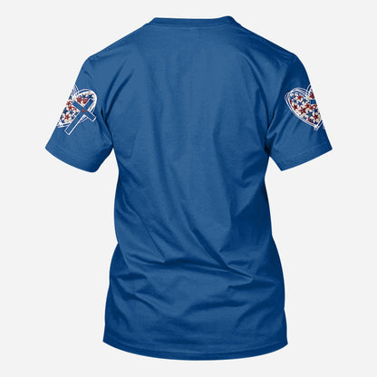 She Jesus And Love America Too - Personalized Christian All Over Shirt