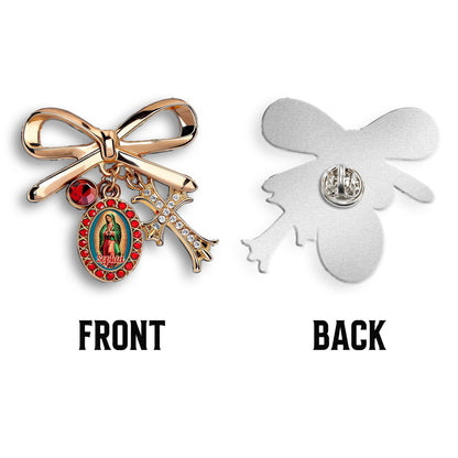 Our Lady of Guadalupe - Personalized Christian 3D Embossed Enamel Pin