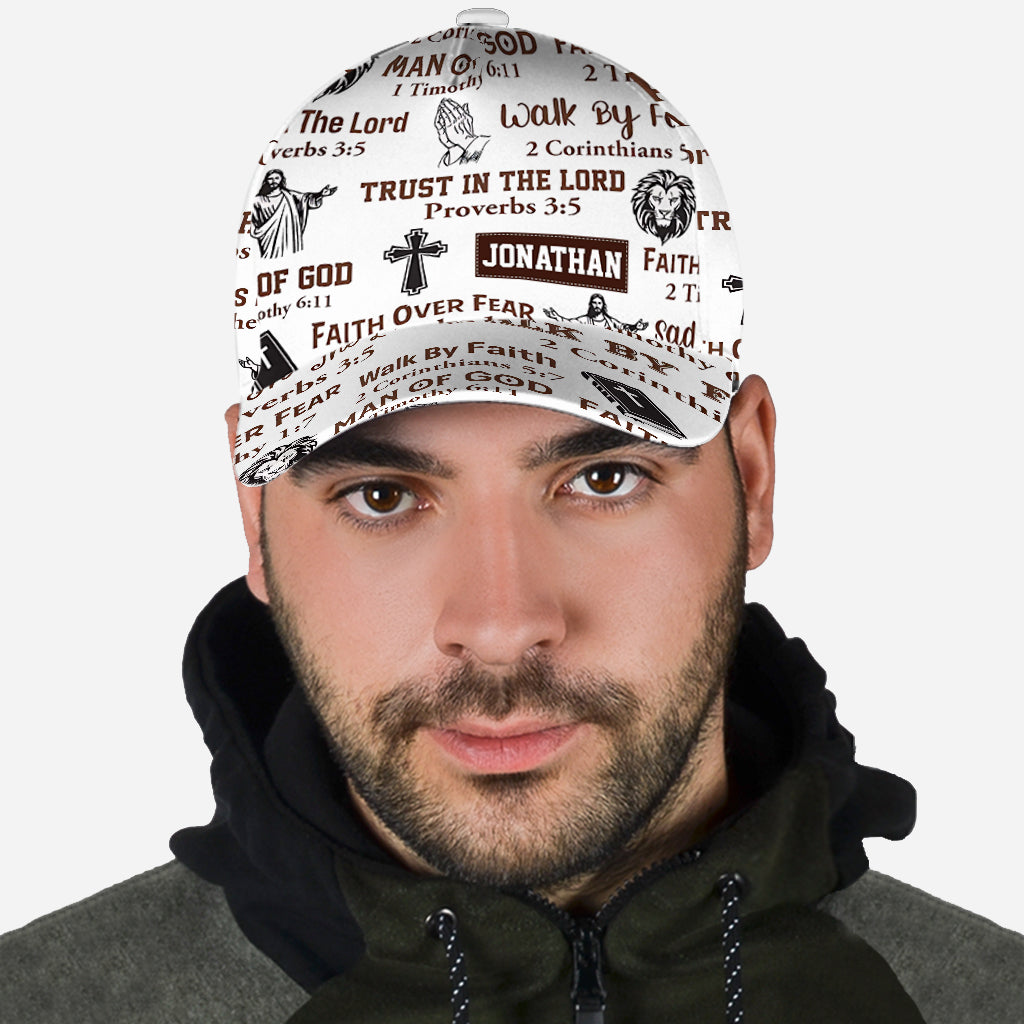 Man Of God - Trust In The Lord - Personalized Christian Classic Cap