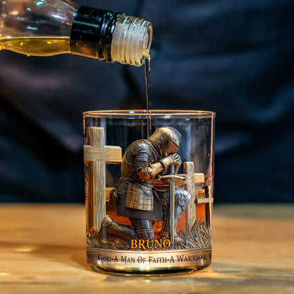 A Child Of God - Personalized Christian Whiskey Glass