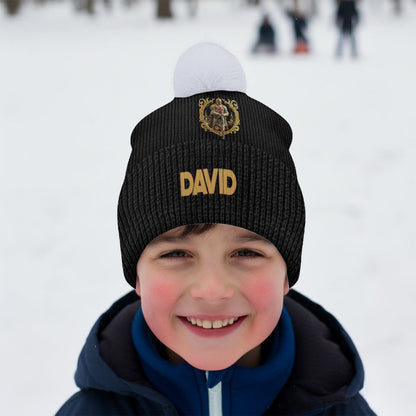 Knight Of God - Personalized Christian Beanie Hat