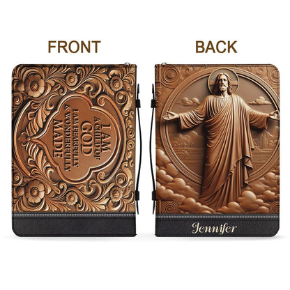 I'm A Child Of God - Personalized Christian Leather Bible Cover Bag