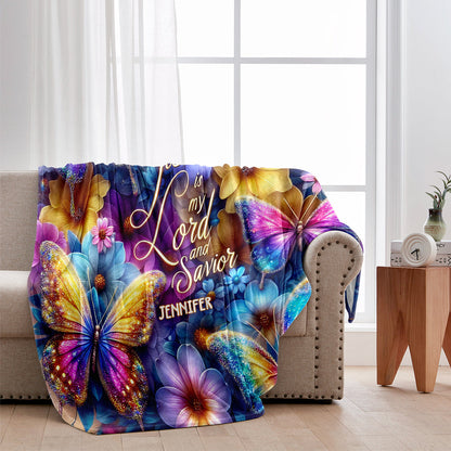 Jesus Is My Lord - Personalized Christian Blanket