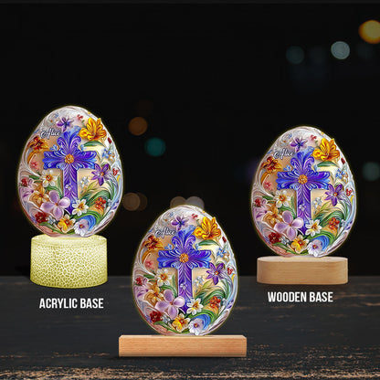 I Believe In You - Personalized Christian Shaped Plaque Light Base