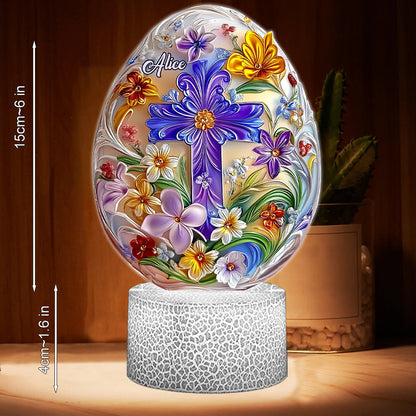 I Believe In You - Personalized Christian Shaped Plaque Light Base