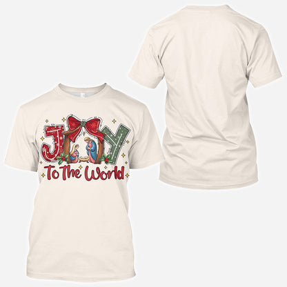 Joy Christmas - Personalized Christian All Over Shirt