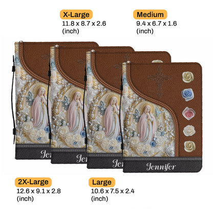 Believer - Personalized Christian Leather Bible Cover Bag