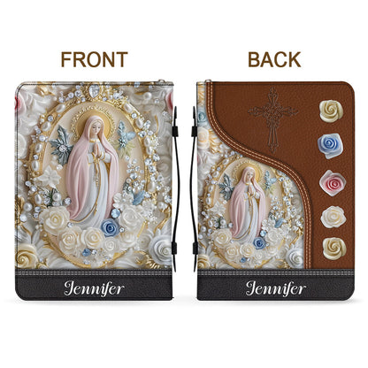 Believer - Personalized Christian Leather Bible Cover Bag