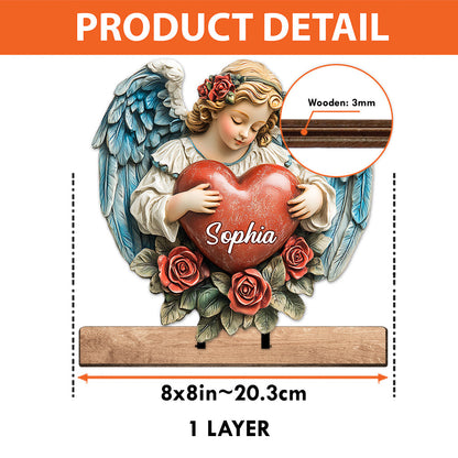 Guardian Grace - Personalized Christian 1 Layered Big Freestanding