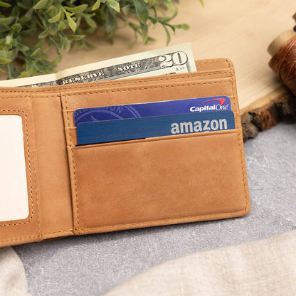 The Way, The Truth, The Life - Personalized Christian Leather Wallet