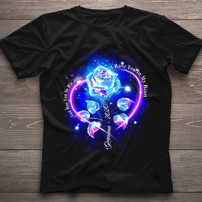 God Has You In His Arms I Have You In My Heart - Memorial Personalized T-shirt And Hoodie