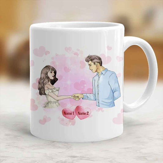God Knew My Heart Needed You - Personalized Couple Mug