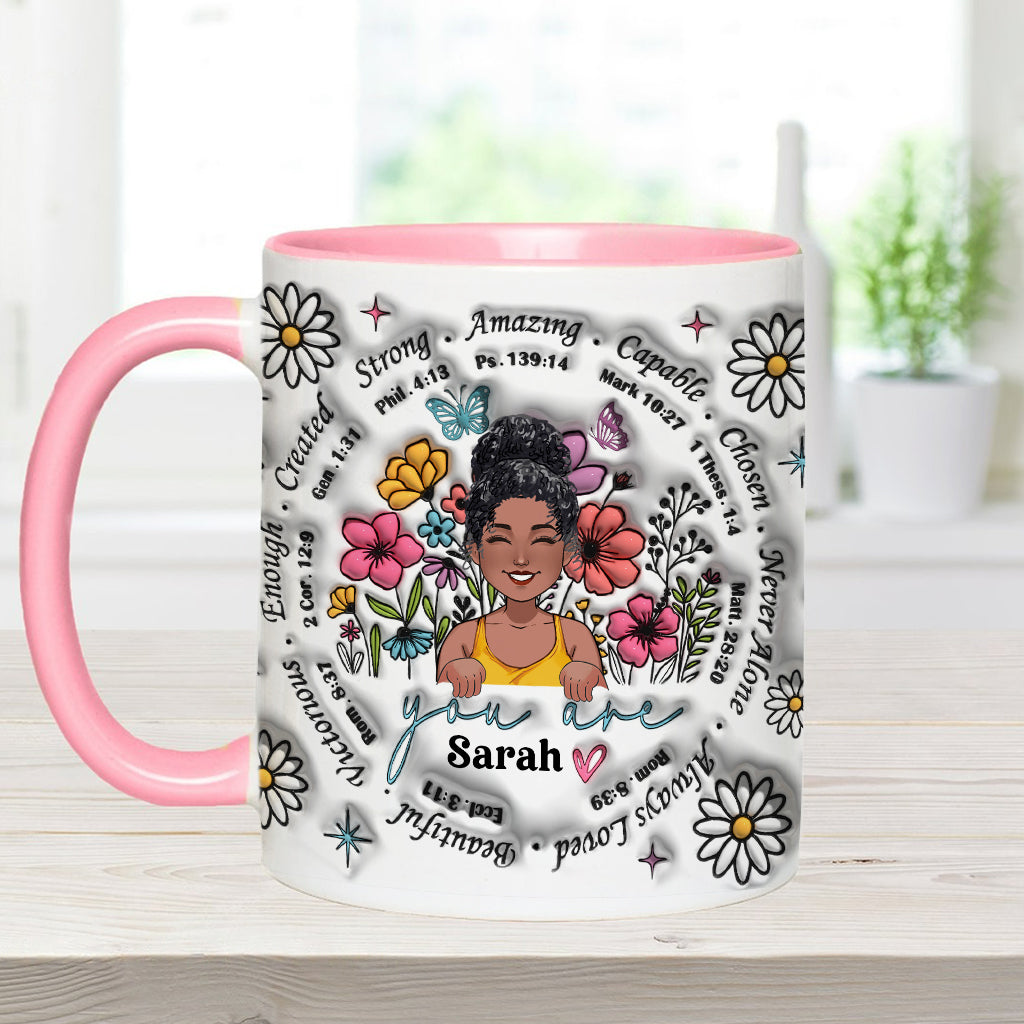 God Says You Are - Personalized African American Accent Mug