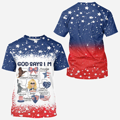 God Says You Are - Personalized Christian All Over Shirt