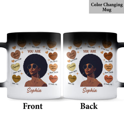God Said You Are - Personalized African American Mug