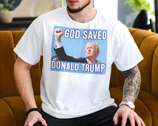 God Saved Donald Trump T-shirt & Hoodie 0924