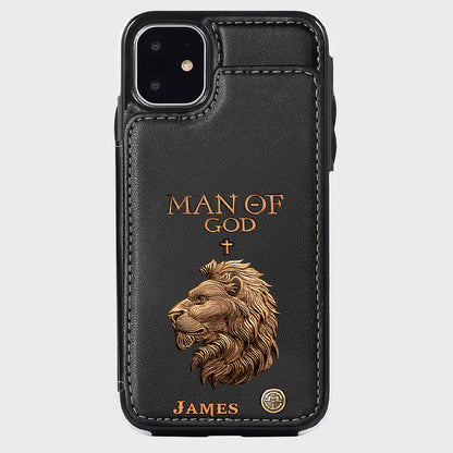 Man Of God - Personalized Christian Wallet Phone Case