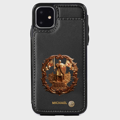Deus vult - Personalized Christian Wallet Phone Case