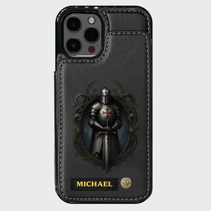 Knight Of God - Personalized Christian Wallet Phone Case
