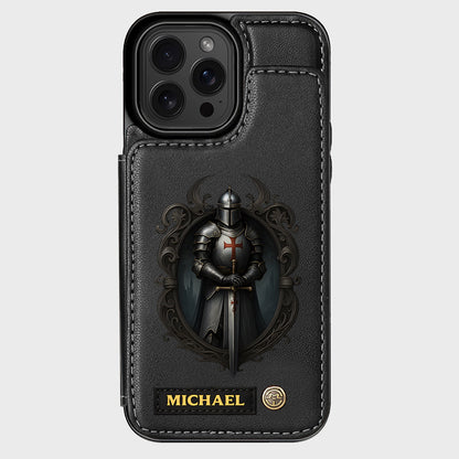 Knight Of God - Personalized Christian Wallet Phone Case